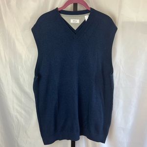 AdiPure by Adidas Blue Golf Sweater Vest, size Large